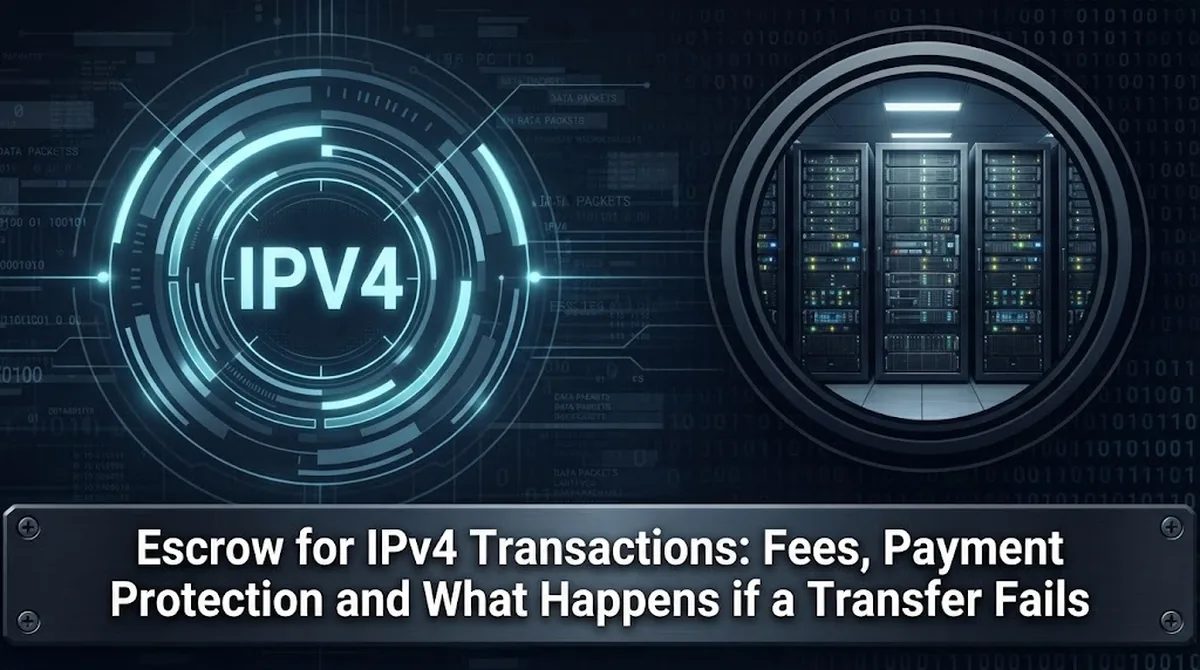 Escrow for IPv4 Transactions: Fees, Payment Protection and What Happens if a Transfer Fails