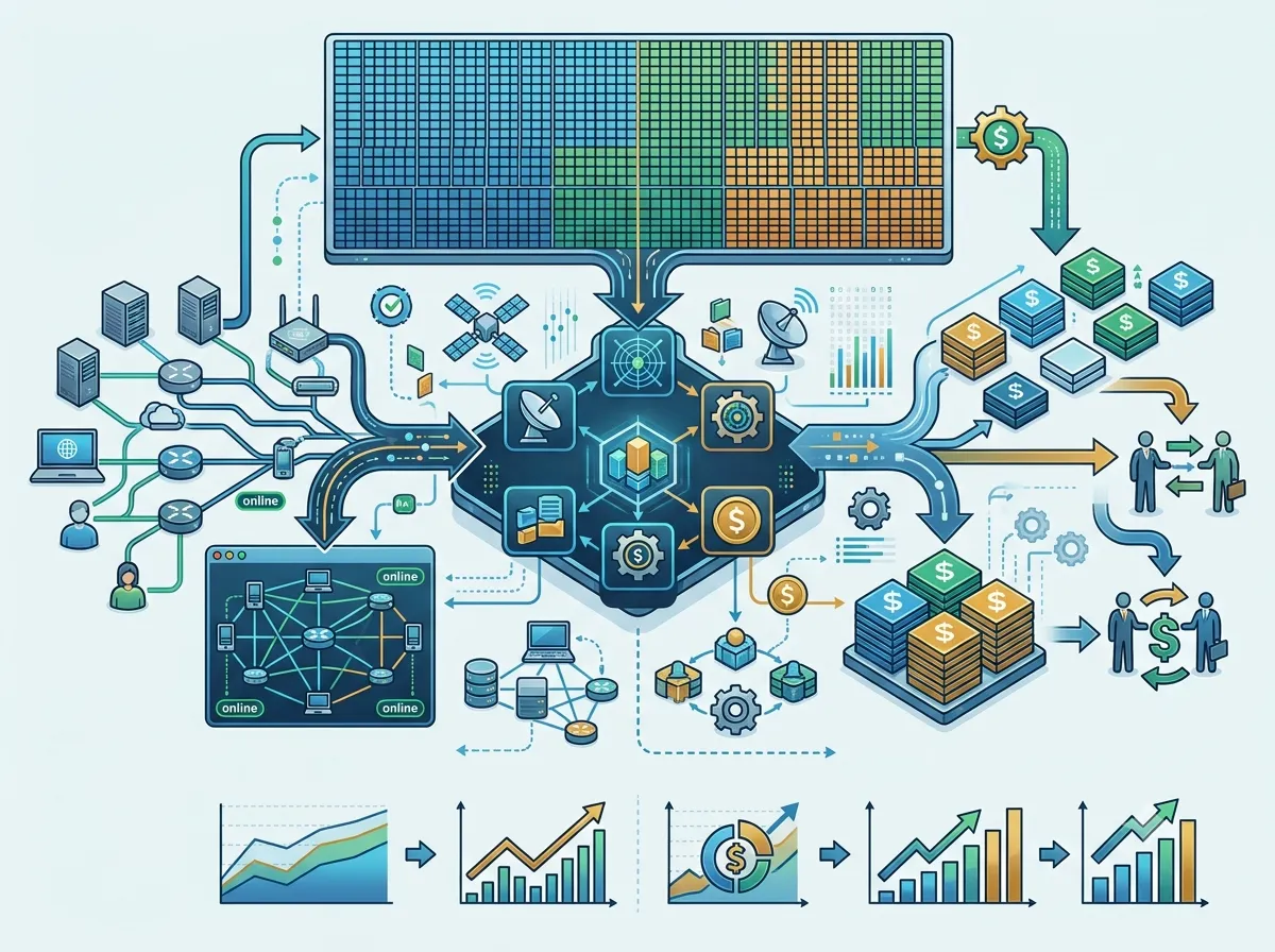 How to separate active network ranges from IPv4 blocks that can generate income